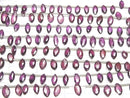 [Video]High Quality Rhodolite Garnet AA++ Faceted Marquise 1strand beads (aprx.7inch/18cm)