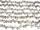 [Video]High Quality Smoky Quartz AAA Pear shape Faceted 7x5x4mm [Light color] half or 1strand (28pcs)