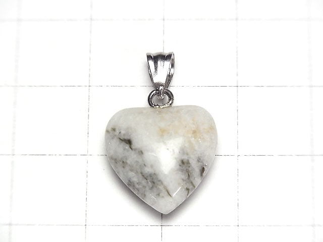 [Video] Warranty included! Sandalosa Azeztu Light AAA Heart Pendant 15x15x7mm Silver925