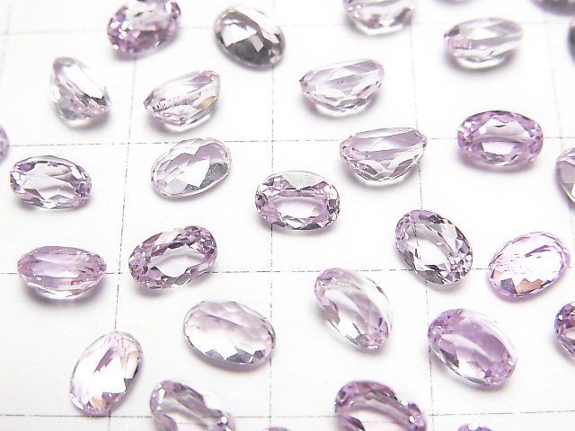 [Video]High Quality Kunzite AAA Loose stone Oval Faceted 6x4mm 1pc