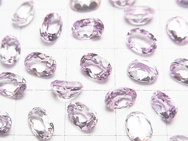 [Video]High Quality Kunzite AAA Loose stone Oval Faceted 7x5mm 1pc