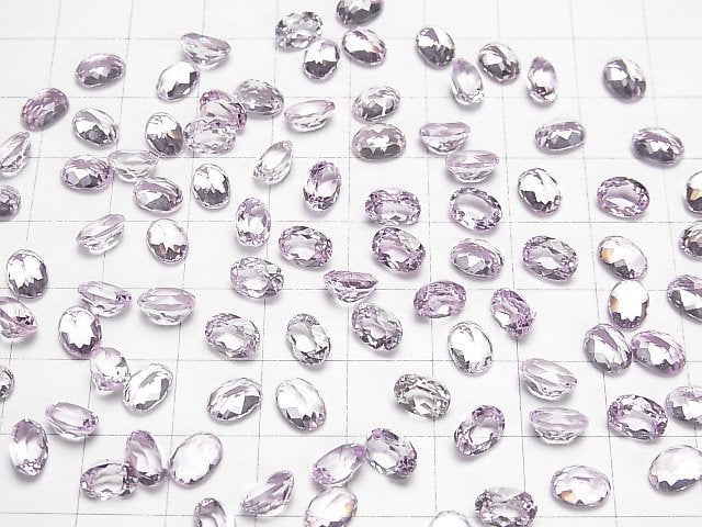 [Video]High Quality Kunzite AAA Loose stone Oval Faceted 7x5mm 1pc