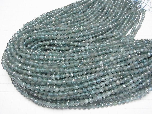 [Video]High Quality! Apatite AA Faceted Round 5mm 1strand beads (aprx.15inch/36cm)