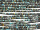 [Video]Turquoise AA Rondelle (Heishi)3x3x2mm 1strand beads (aprx.15inch/38cm)