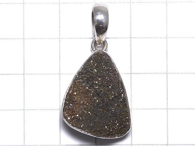 [Video][One of a kind] Pyrite Pendant Silver925 1pc NO.4