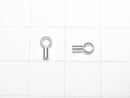 Silver925  End Cap  1mm 2pcs