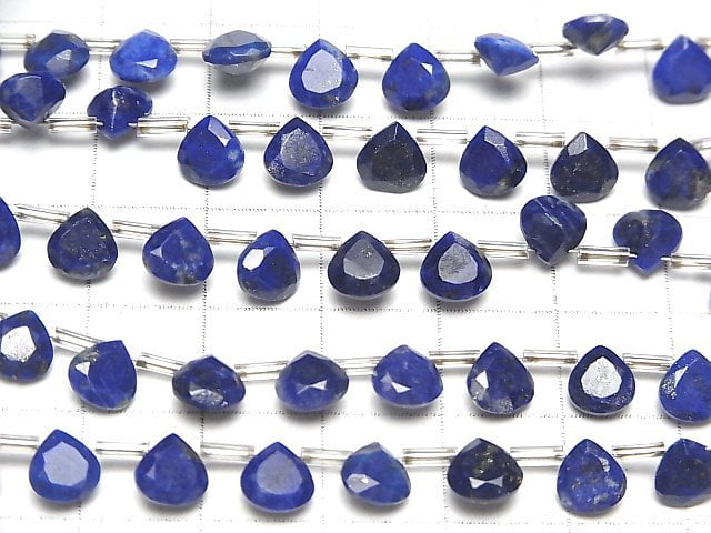 [Video] High Quality Lapislazuli AA++ Chestnut Faceted 6x6mm 1strand (18pcs )