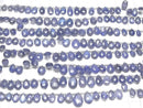 [Video]High Quality Tanzanite AA++ Pear shape Faceted Briolette half or 1strand beads (aprx.7inch/18cm)