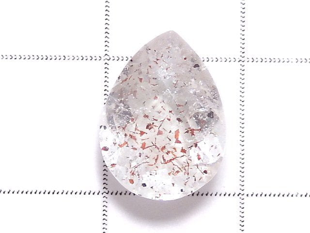 [Video][One of a kind] High Quality Lepidocrocite in Quartz AAA- Loose stone Faceted 1pc NO.26