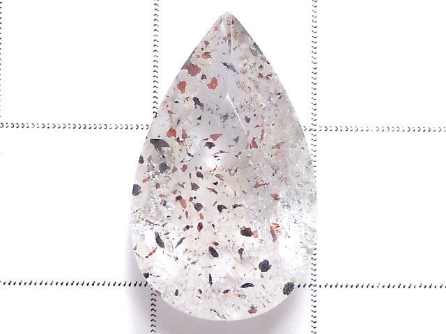 [Video][One of a kind] High Quality Lepidocrocite in Quartz AAA- Loose stone Faceted 1pc NO.40