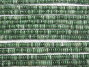 [Video]Nephrite Jade Rondelle 6x6x2mm 1strand beads (aprx.15inch/37cm)