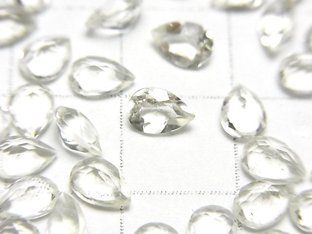 [Video]High Quality Libyan Desert Glass AAA Loose stone Pear shape Faceted 6x4mm 2pcs