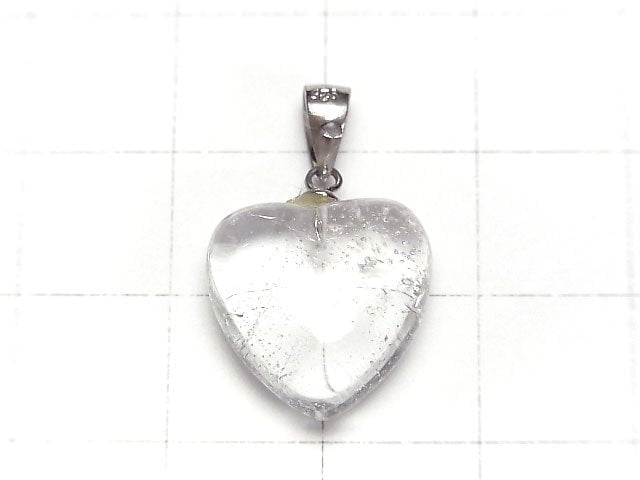 [Video] Warranty included! Sacharoka Azetsuraite AAA Heart Pendant 15x15x7mm Silver925