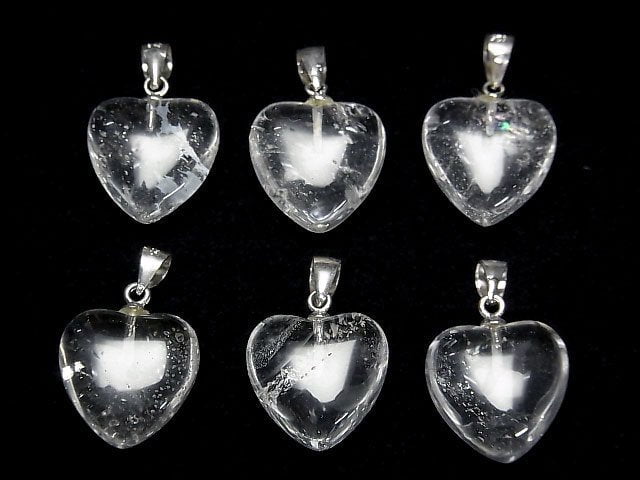 [Video] Warranty included! Sacharoka Azetsuraite AAA Heart Pendant 15x15x7mm Silver925