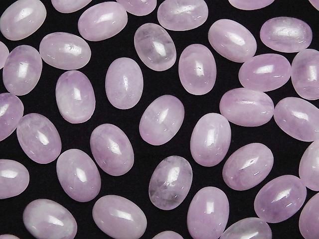 [Video] Nigerian Kunzite AAA- Oval Cabochon 14x10mm 1pc