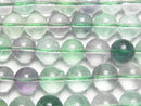 [Video] Multi color Fluorite AA++ Round 10mm 1strand beads (aprx.15inch/36cm)