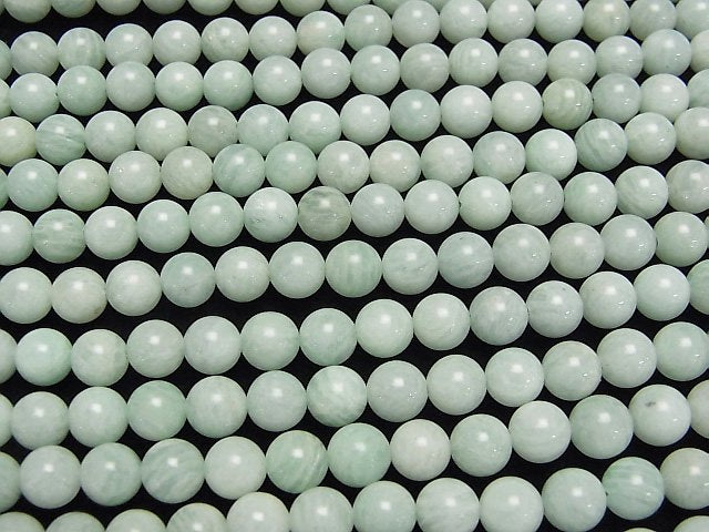 [Video]Green Feldspar Round 6mm 1strand beads (aprx.15inch/37cm)