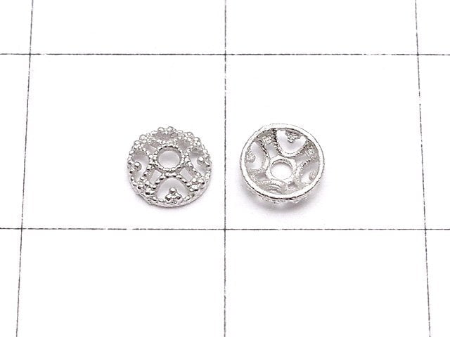 [Video]Silver925 Bead Cap 4x4x1.5mm 10pcs