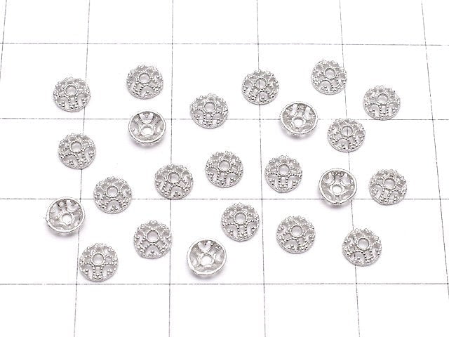 [Video]Silver925 Bead Cap 4x4x1.5mm 10pcs