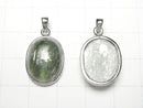 [Video] Green Kyanite AAA Oval Pendant 17x13x6mm Silver925 1pc