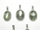 [Video] Green Kyanite AAA Oval Pendant 17x13x6mm Silver925 1pc