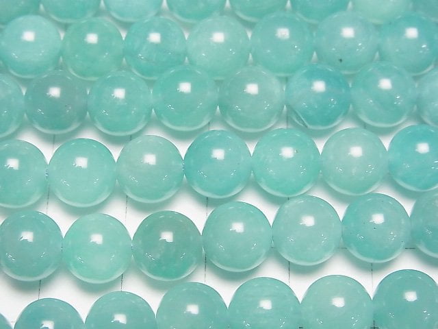 [Video]African Amazonite AA++ Round 8.5mm 1strand beads (aprx.15inch/38cm)