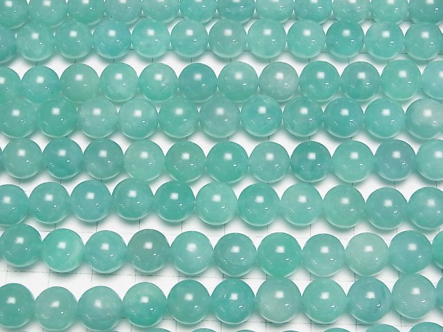 [Video]African Amazonite AA++ Round 10mm half or 1strand beads (aprx.15inch/38cm)