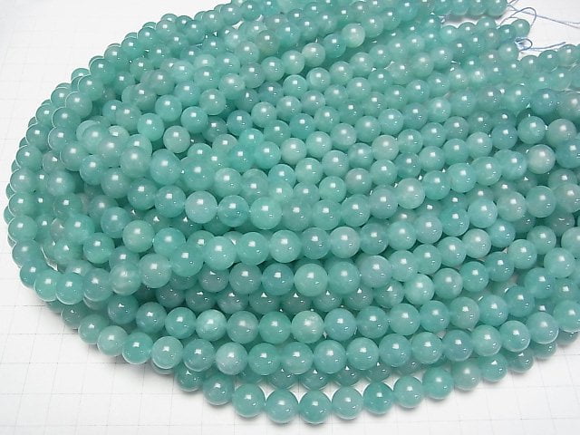 [Video]African Amazonite AA++ Round 10mm half or 1strand beads (aprx.15inch/38cm)