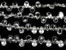 [Video]High Quality Crystal AAA Pear shape Faceted 6x4mm half or 1strand (38pcs)