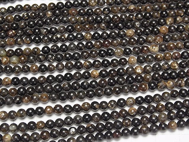 [Video]Moscovite Round 4mm 1strand beads (aprx.15inch/38cm)