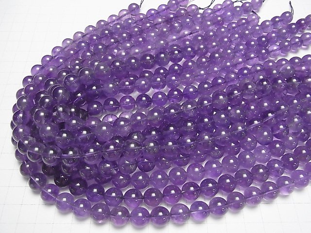 [Video]Amethyst AA++ Round 10mm half or 1strand beads (aprx.15inch/37cm)