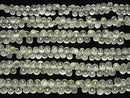 [Video]High Quality Prehnite AAA- Drop Faceted Briolette half or 1strand beads (aprx.7inch/18cm)