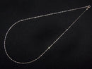 [Video] [18K Yellow Gold] Long and Short Chain (Flat) [40cm] Necklace Approx. 1mm Wide 1pc