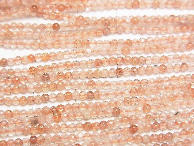 [Video] Sunstone AA Round 2mm 1strand beads (aprx.15inch/38cm)