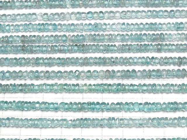 [Video]Apatite AA++ Roundel 1strand beads (aprx.15inch/38cm)