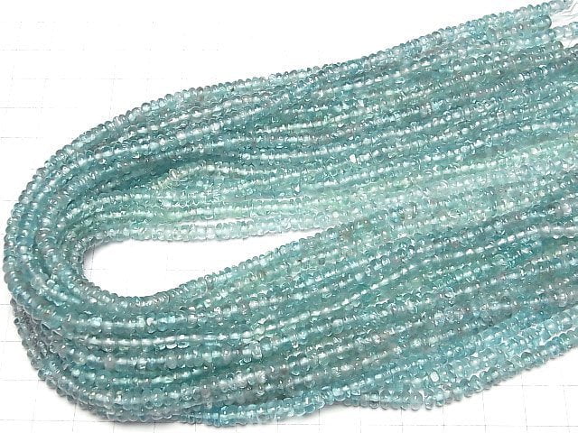 [Video]Apatite AA++ Roundel 1strand beads (aprx.15inch/38cm)