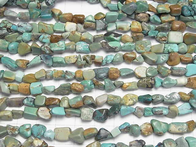 [Video]Turquoise AA+ Rough Nugget 1strand beads (aprx.15inch/38cm)