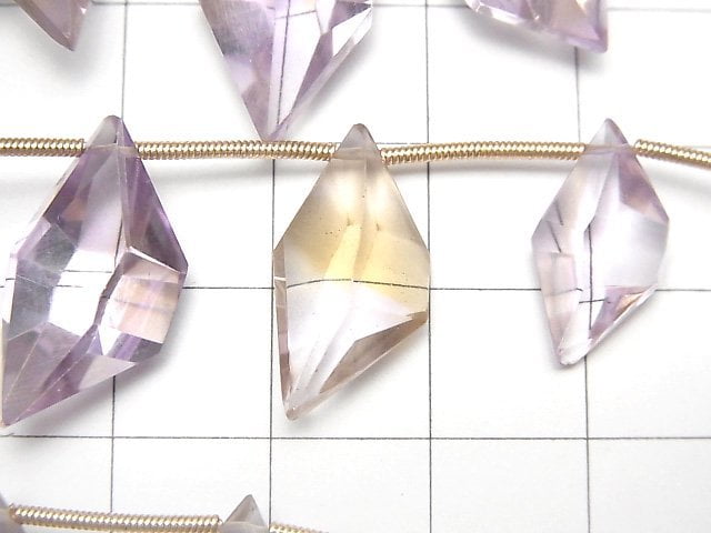 [Video]High Quality Ametrine AA++ Spindle Cut 1strand (8pcs)