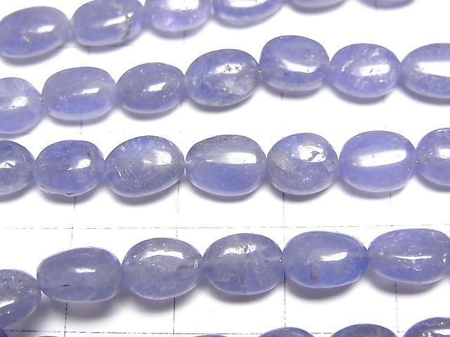 [Video]High Quality Tanzanite AA++ Oval 1strand beads (aprx.15inch/38cm)