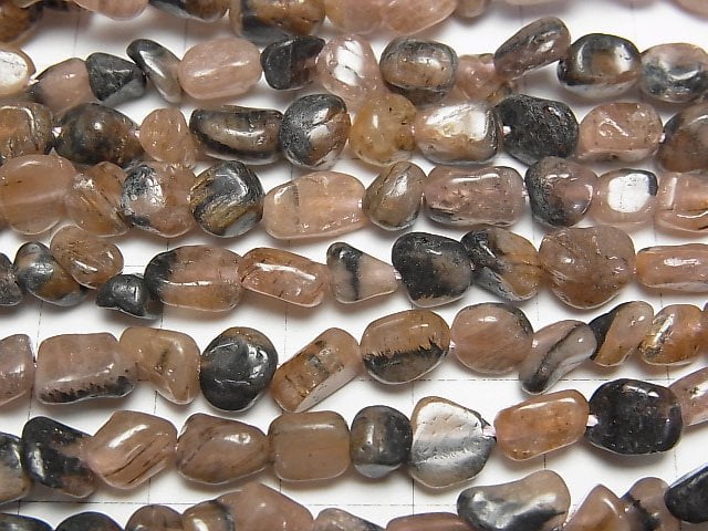 [Video]Chiastolite Small Nugget 1strand beads (aprx.15inch/38cm)