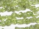 [Video]Peridot AA Rough Nugget 1strand beads (aprx.15inch/37cm)