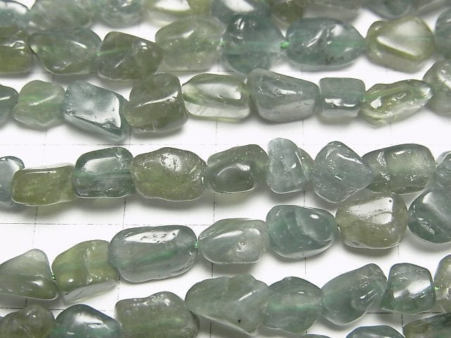 [Video]Green Apatite AA Small Nugget 1strand beads (aprx.15inch/38cm)