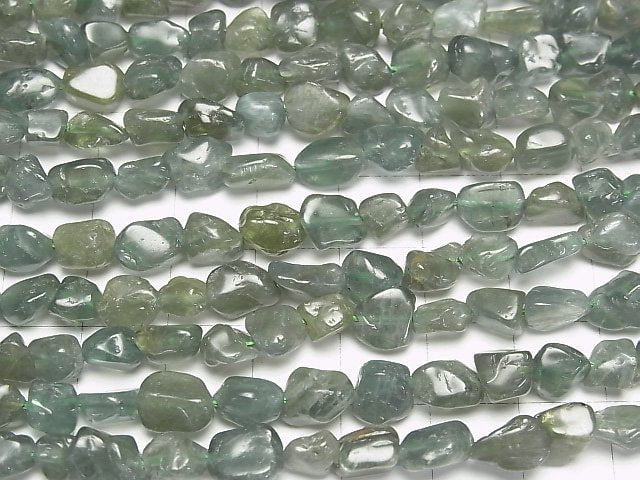 [Video]Green Apatite AA Small Nugget 1strand beads (aprx.15inch/38cm)