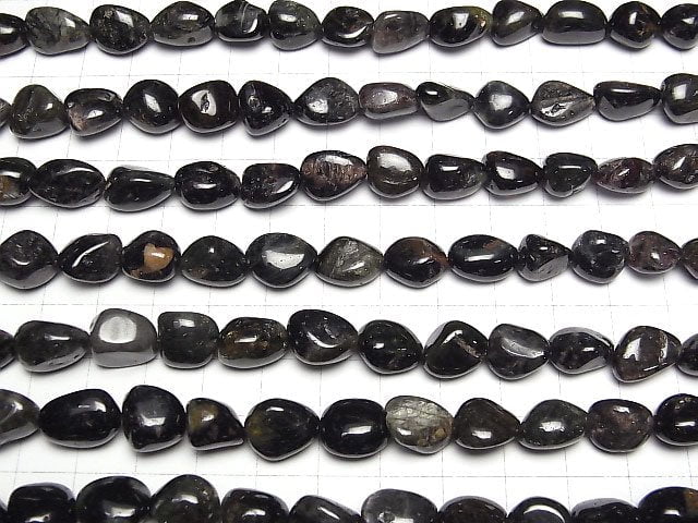 [Video]Black Tourmaline AA Nugget 1strand beads (aprx.15inch/38cm)