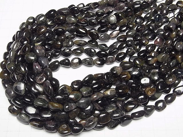 [Video]Black Tourmaline AA Nugget 1strand beads (aprx.15inch/38cm)