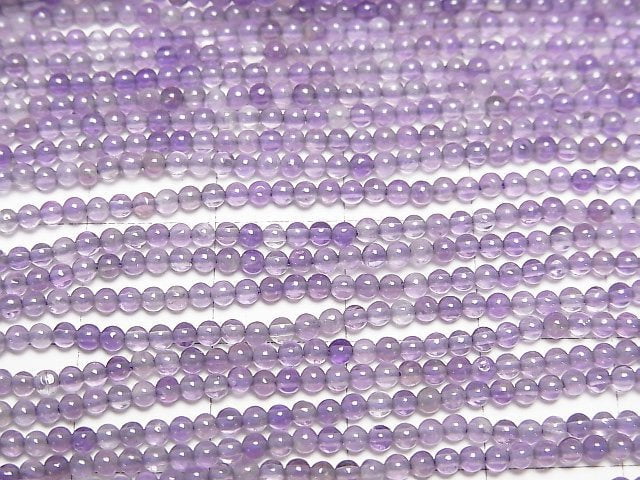 [Video]Amethyst AA++ Round 2mm 1strand beads (aprx.15inch/38cm)