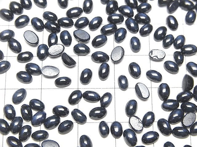 [Video] Africa Star Sapphire AAA- Oval Cabochon 5x3mm 5pcs