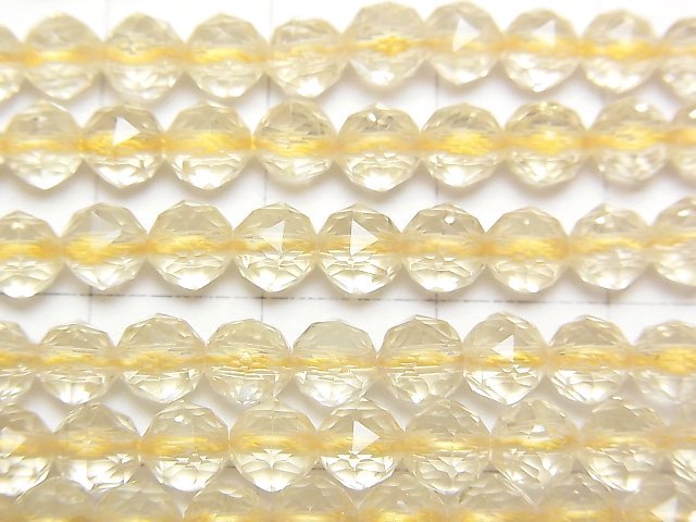 [Video] High Quality! Golden Labradorite AAA Star Faceted Round 5mm half or 1strand beads (aprx.15inch/38cm)