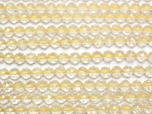 [Video] High Quality! Golden Labradorite AAA Star Faceted Round 5mm half or 1strand beads (aprx.15inch/38cm)