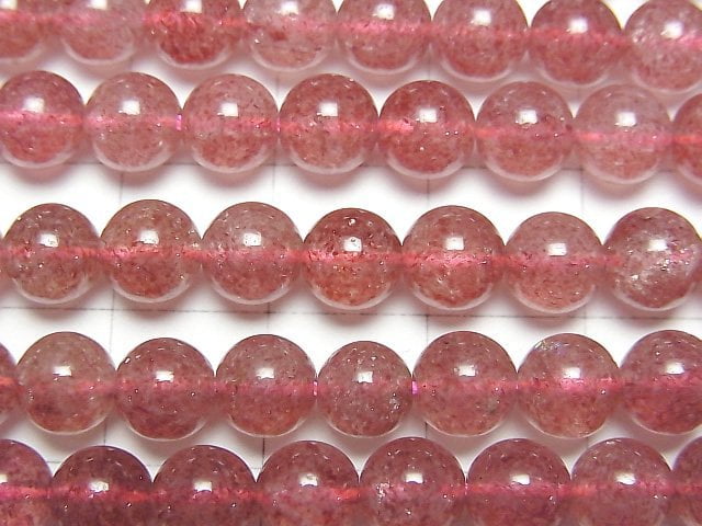 [Video] Pink Epidote AA++ Round 6mm half or 1strand beads (aprx.15inch/37cm)